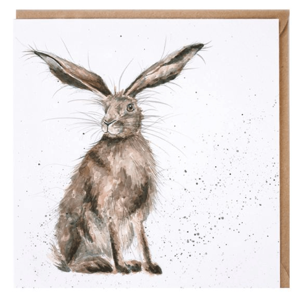 Hare Blank Card - Cotswold Jewellery