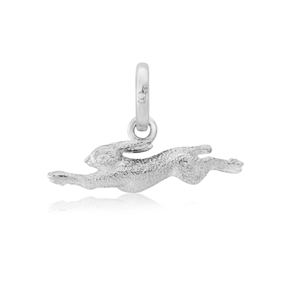 Hare Recycled Sterling Silver Charm