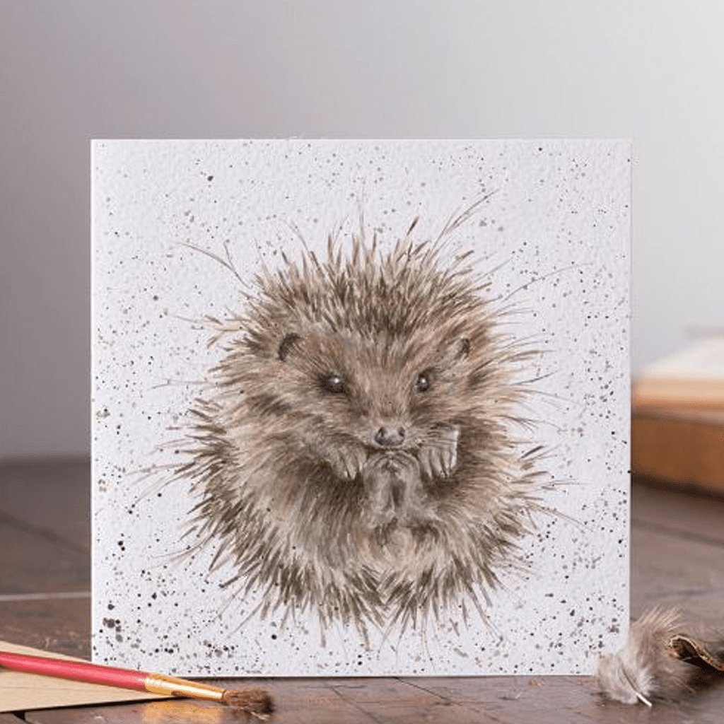 Hedgehog Blank Card - Cotswold Jewellery