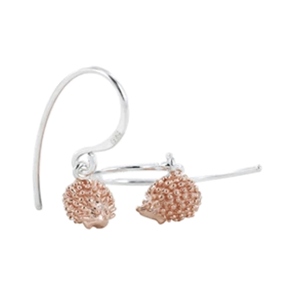 Hedgehog Drop Earrings - Cotswold Jewellery