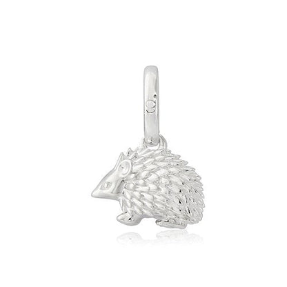 Hedgehog Recycled Sterling Silver Necklace - Cotswold Jewellery