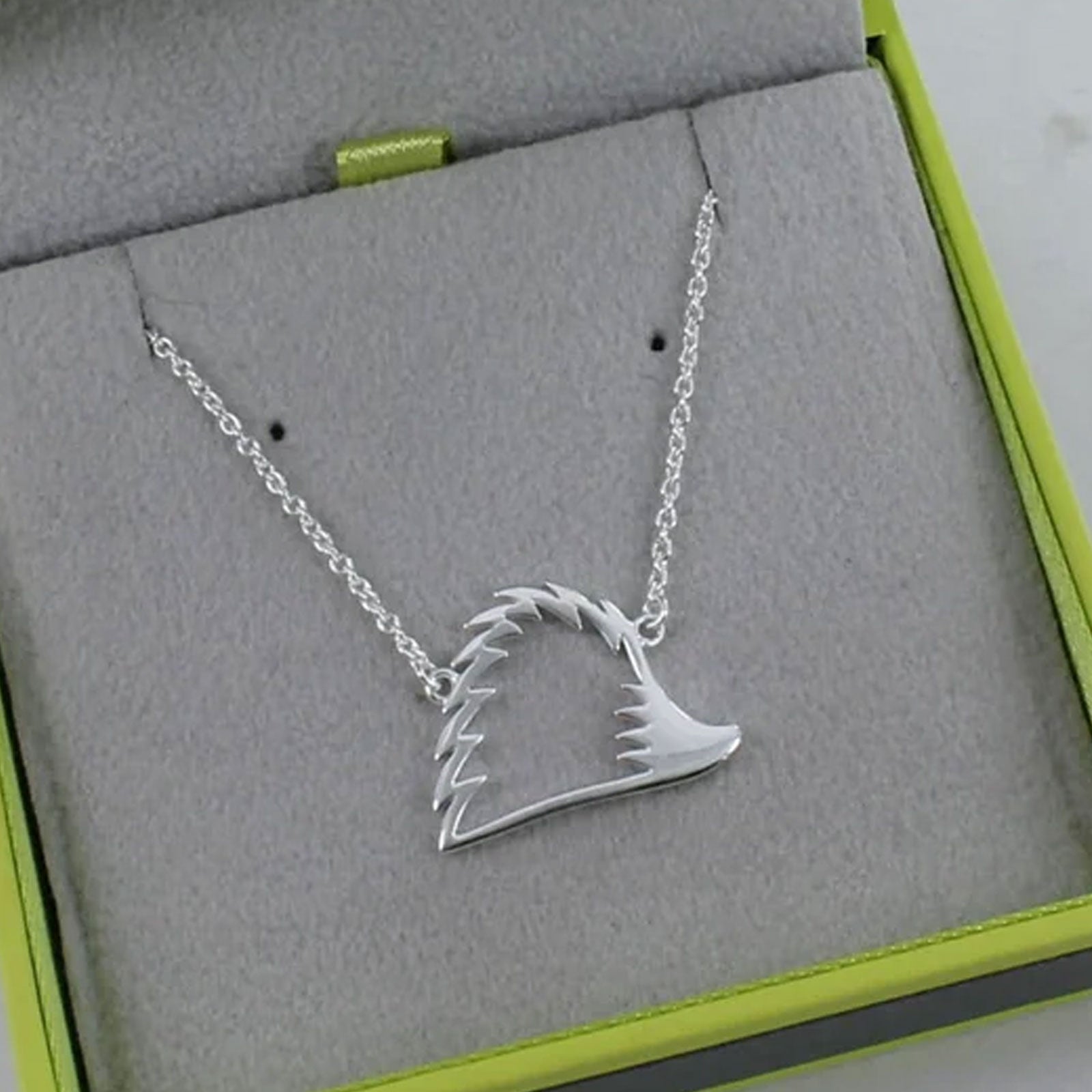 Hedgehog Sterling Silver Necklace - Cotswold Jewellery