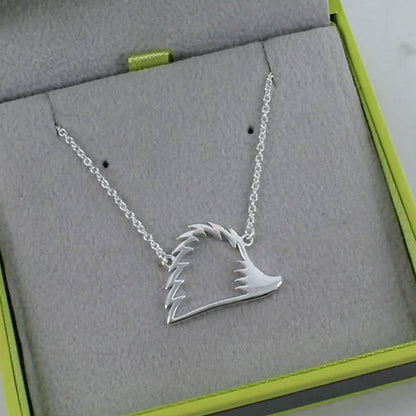 Hedgehog Sterling Silver Necklace - Cotswold Jewellery