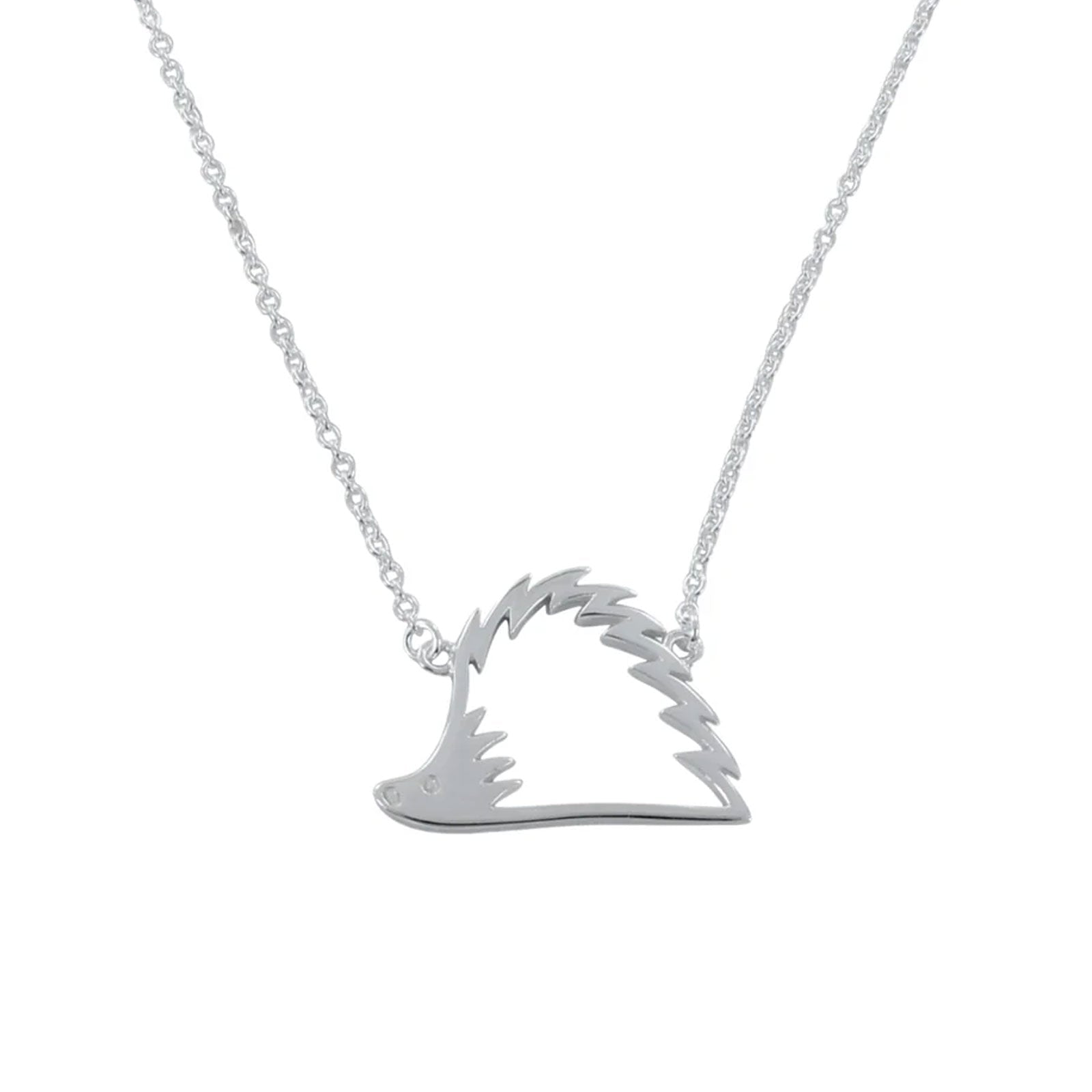 Hedgehog Sterling Silver Necklace - Cotswold Jewellery