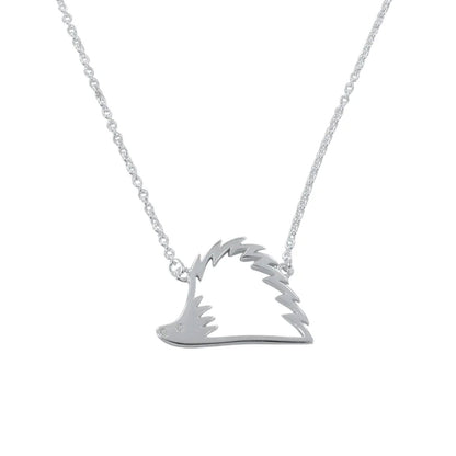 Hedgehog Sterling Silver Necklace - Cotswold Jewellery