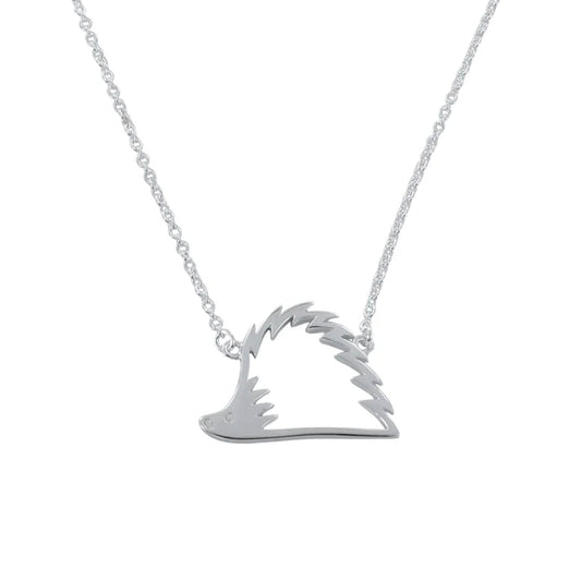 Hedgehog Sterling Silver Necklace - Cotswold Jewellery