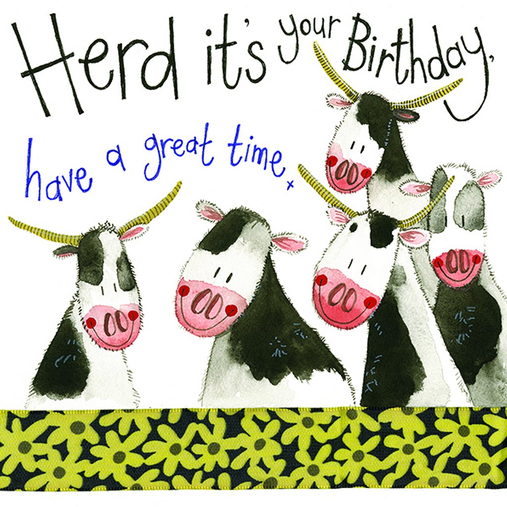 Herd it's your Birthday Card - Cotswold Jewellery