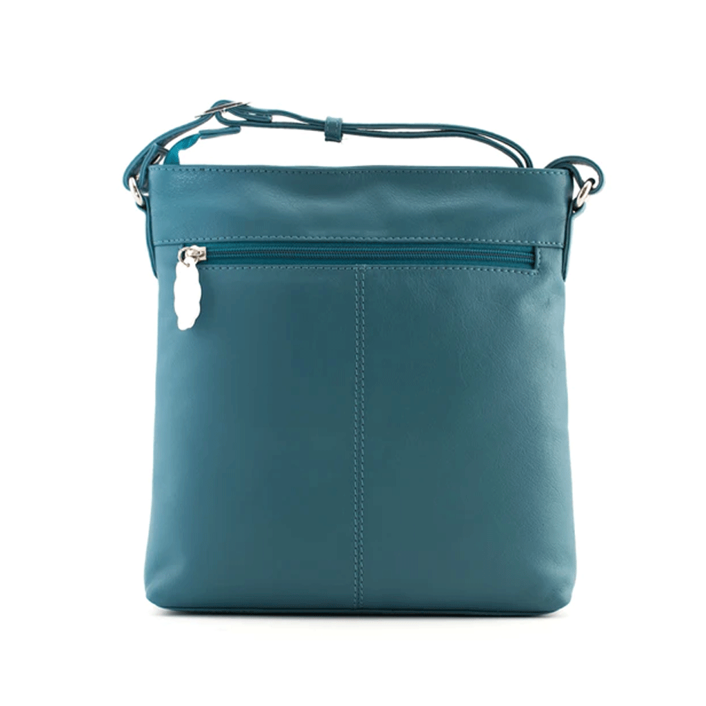 Highland Cow Leather Bag Teal - Cotswold Jewellery