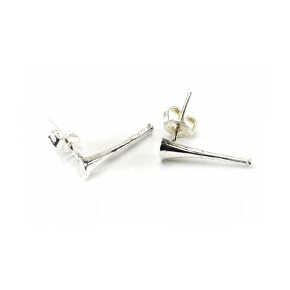 Hiho Silver Hunting Horn Earrings - Cotswold Jewellery