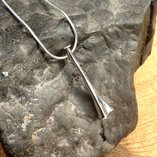 Hiho Silver Hunting Horn Necklace - Cotswold Jewellery
