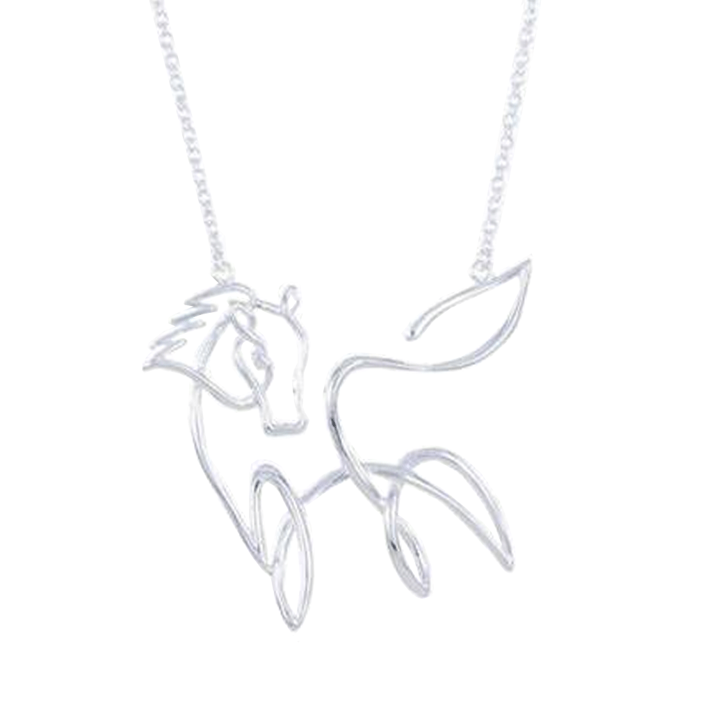 horse-line-necklace-cotswold-jewellery