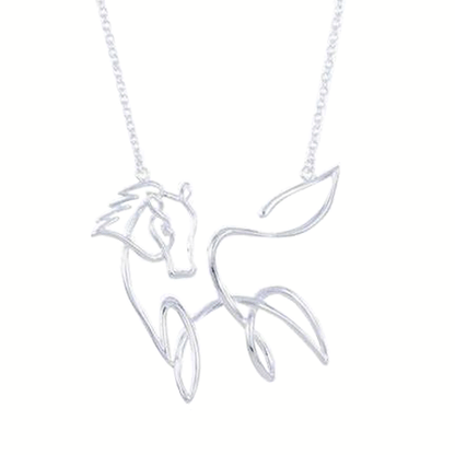  horse-line-necklace-cotswold-jewellery