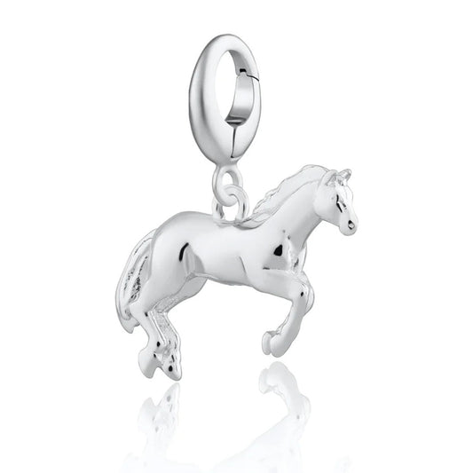 Horse Recycled Sterling Silver Charm - Cotswold Jewellery
