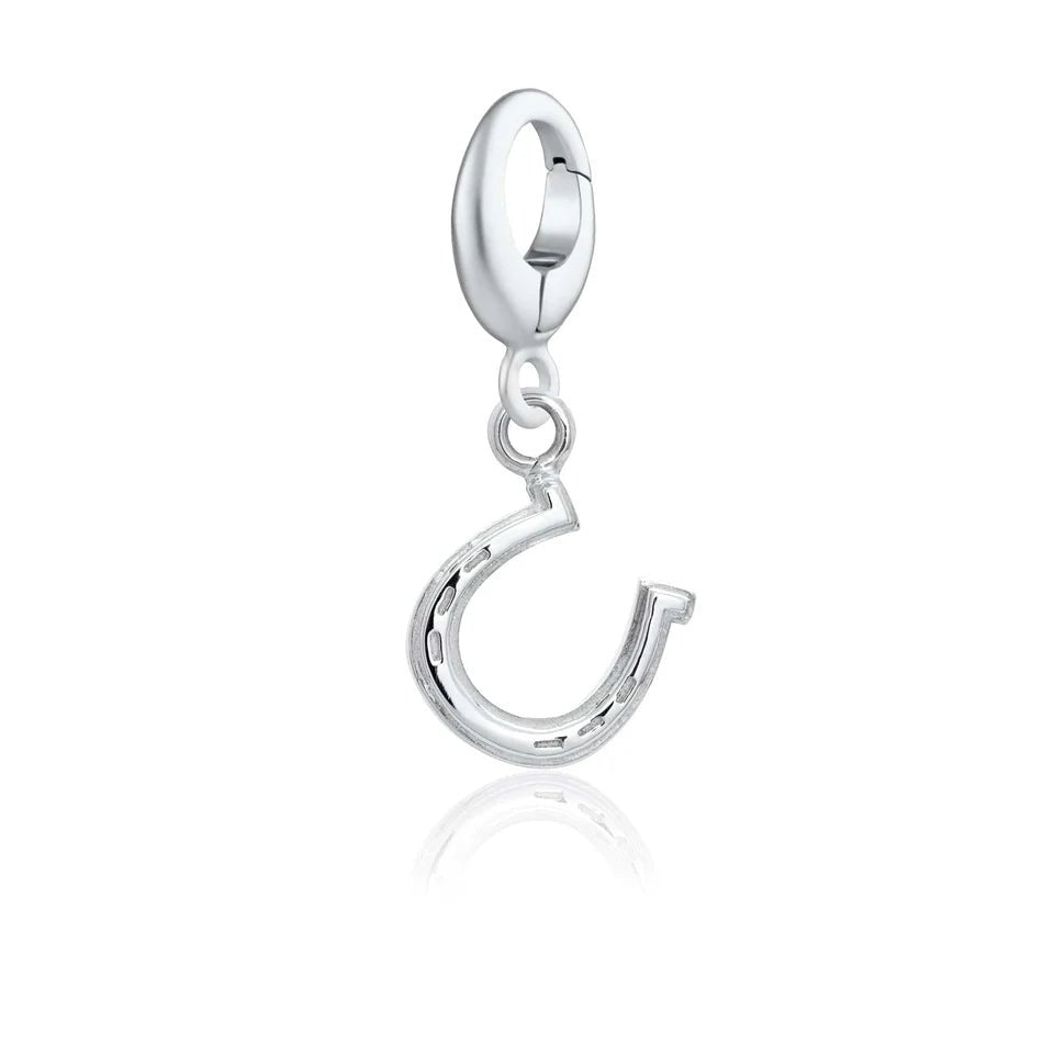 Horseshoe Charm Sterling Silver Necklace - Cotswold Jewellery
