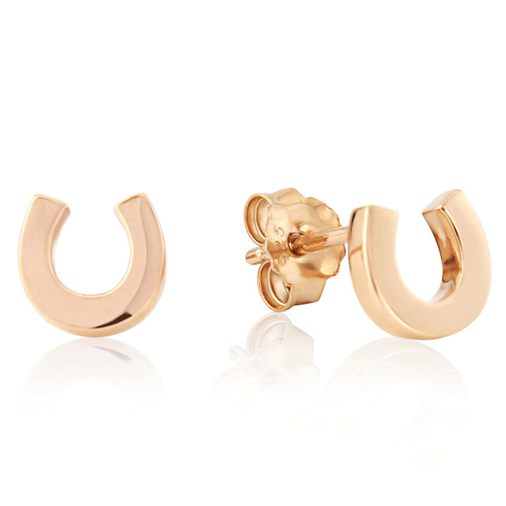 horseshoe-gold-earrings