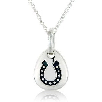 Horseshoe Pebble Necklace - Cotswold Jewellery