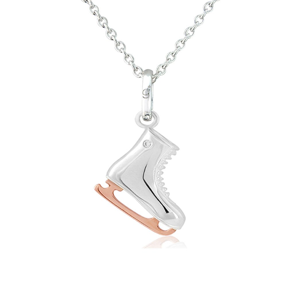 Ice Skate Necklace - Cotswold Jewellery