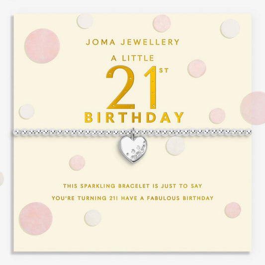 Confetti A Little 21st Birthday Bracelet