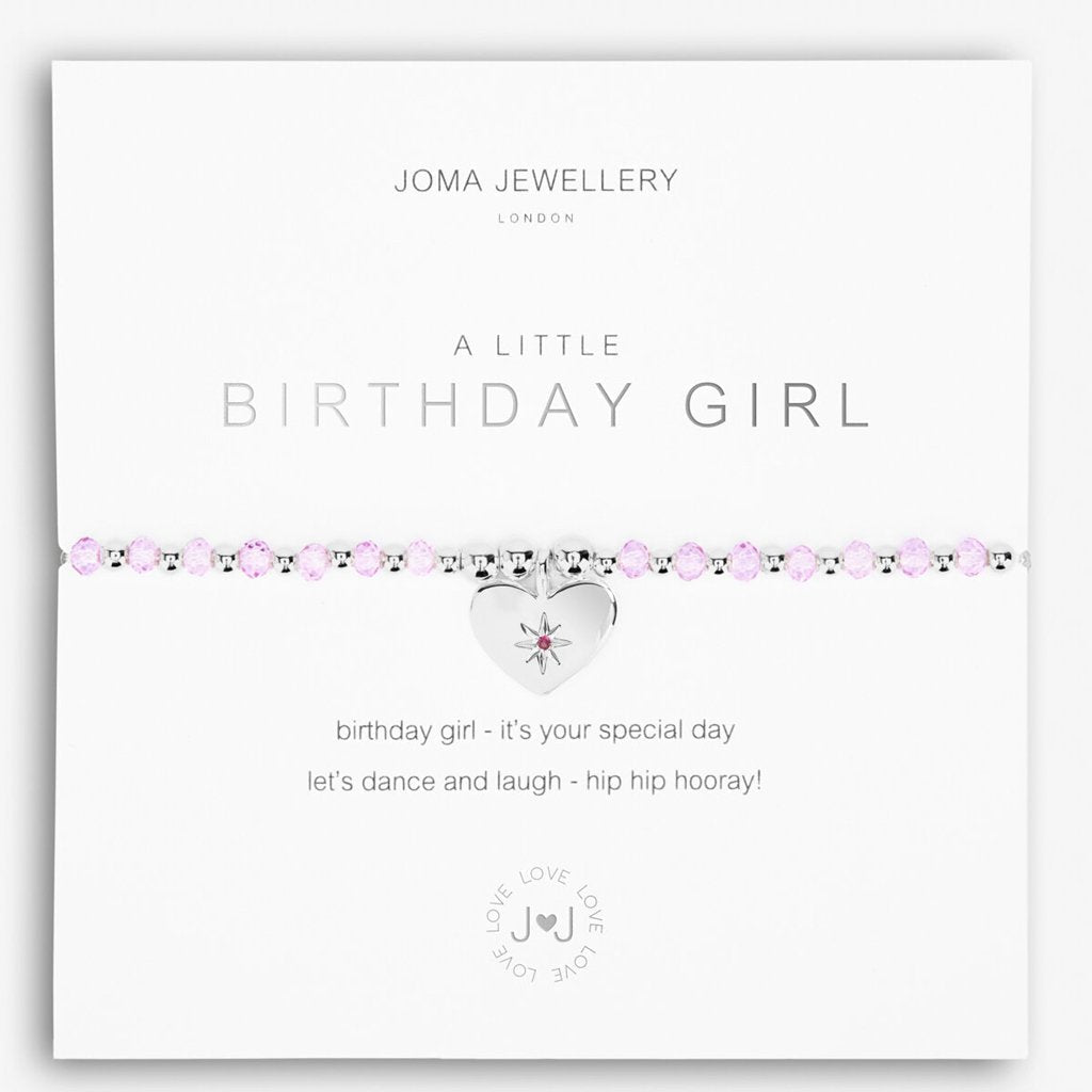 Joma Jewellery A Little Birthday Girl Bracelet - Cotswold Jewellery