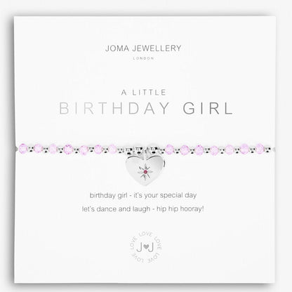 Joma Jewellery A Little Birthday Girl Bracelet - Cotswold Jewellery