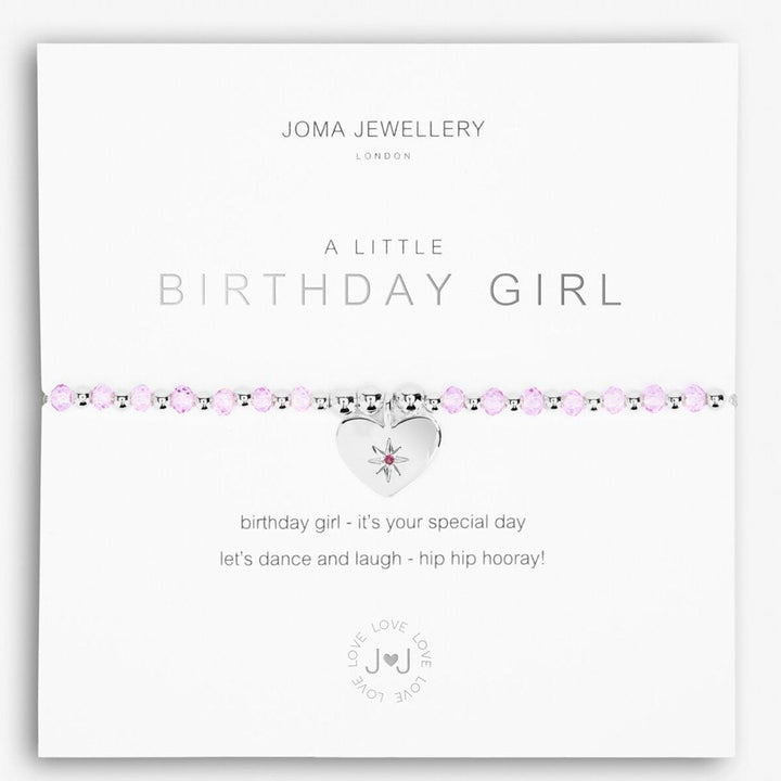 Joma Jewellery A Little Birthday Girl Bracelet - Cotswold Jewellery