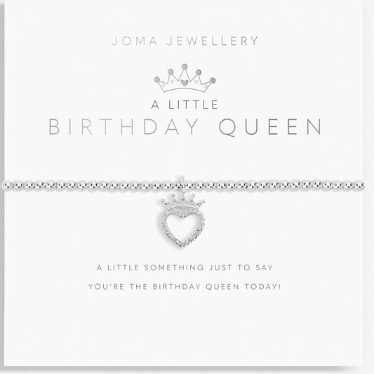 Joma Jewellery A Little Birthday Queen Bracelet - Cotswold Jewellery