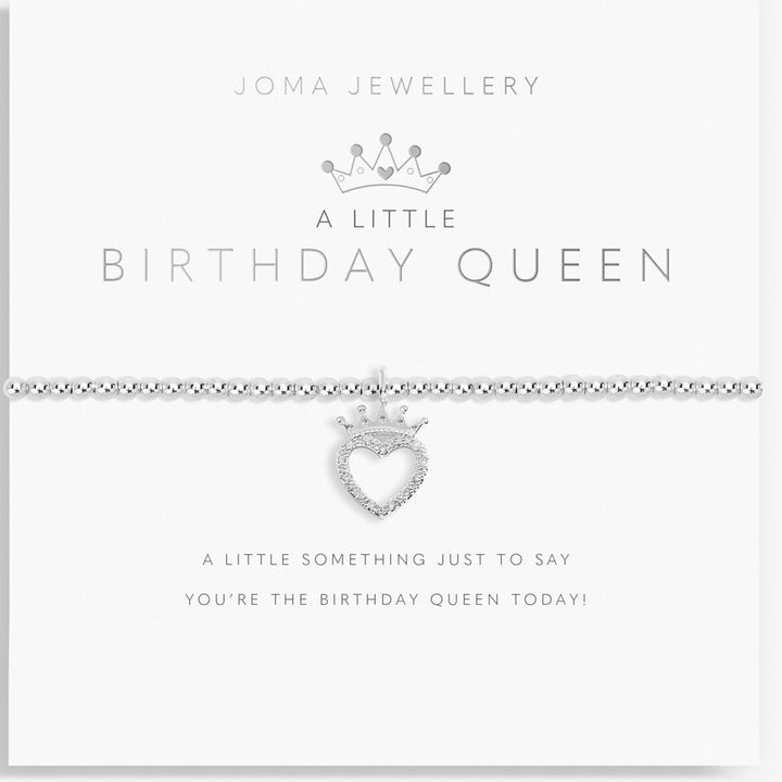 Joma Jewellery A Little Birthday Queen Bracelet - Cotswold Jewellery