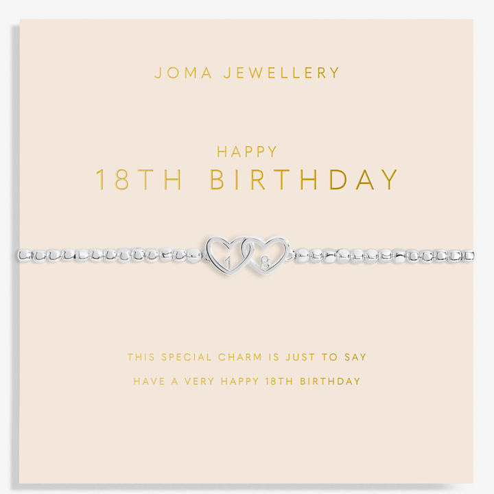 Joma Jewellery A Little Forever Yours Happy 18th Birthday Bracelet