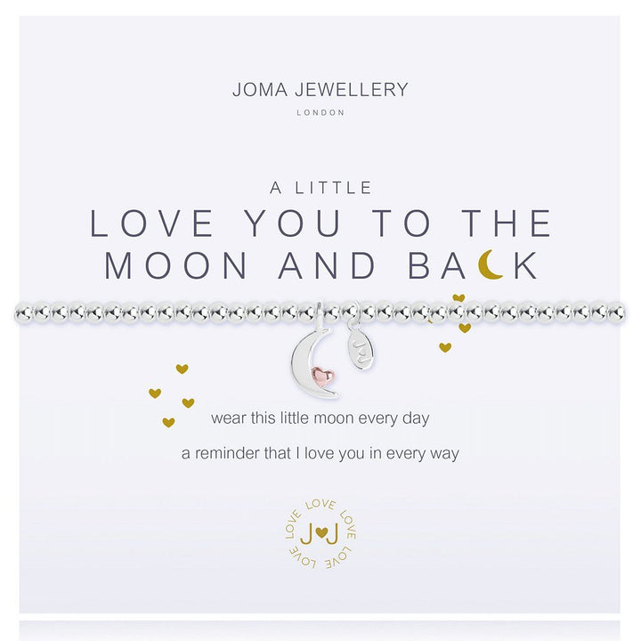 Joma Jewellery A Little Love you to the Moon & Back Bracelet - Cotswold Jewellery