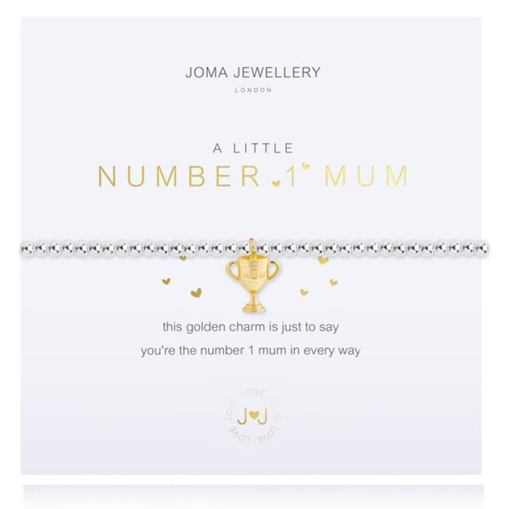 Joma Jewellery A Little Number 1 Mum Bracelet - Cotswold Jewellery