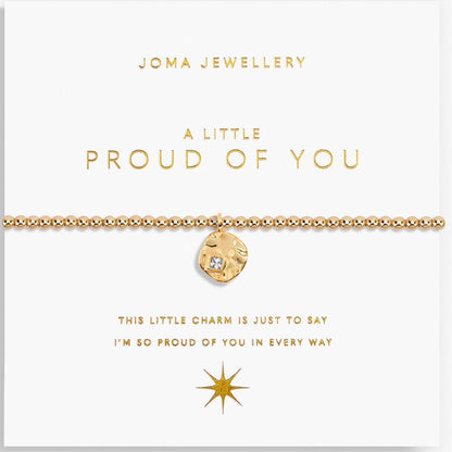 Joma Jewellery A Little Proud of You Bracelet Gold - Cotswold Jewellery