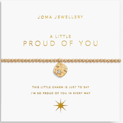Joma Jewellery A Little Proud of You Bracelet Gold - Cotswold Jewellery