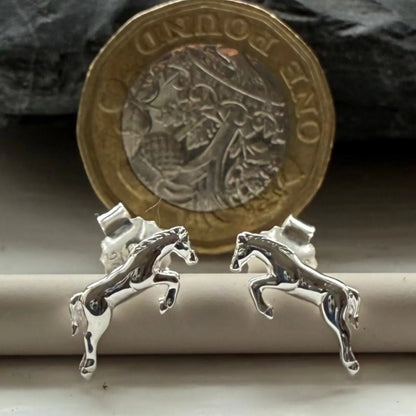 Jumping Horse Necklace & Earrings Set - Cotswold Jewellery