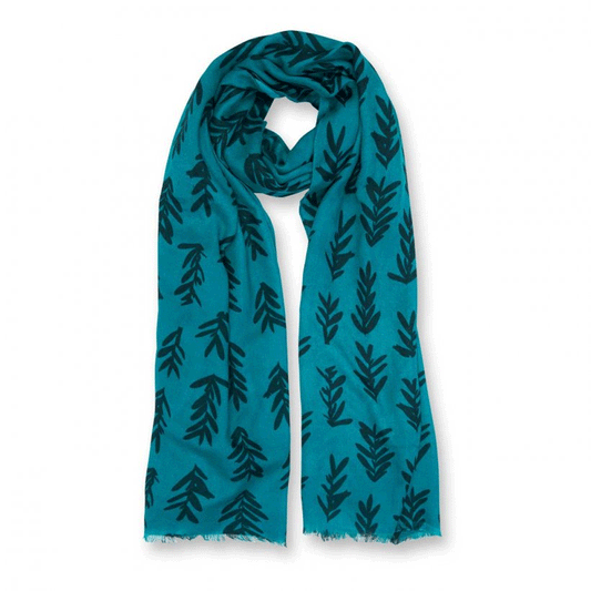 Katie Loxton Sprig Print Luxury Scarf - Cotswold Jewellery