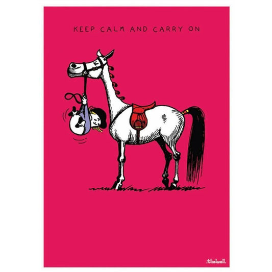 Keep Calm & Carry On Blank Card - Cotswold Jewellery