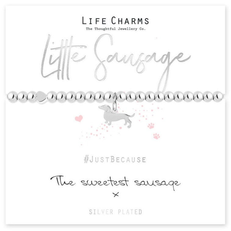 Life Charms Little Sausage Bracelet - Cotswold Jewellery