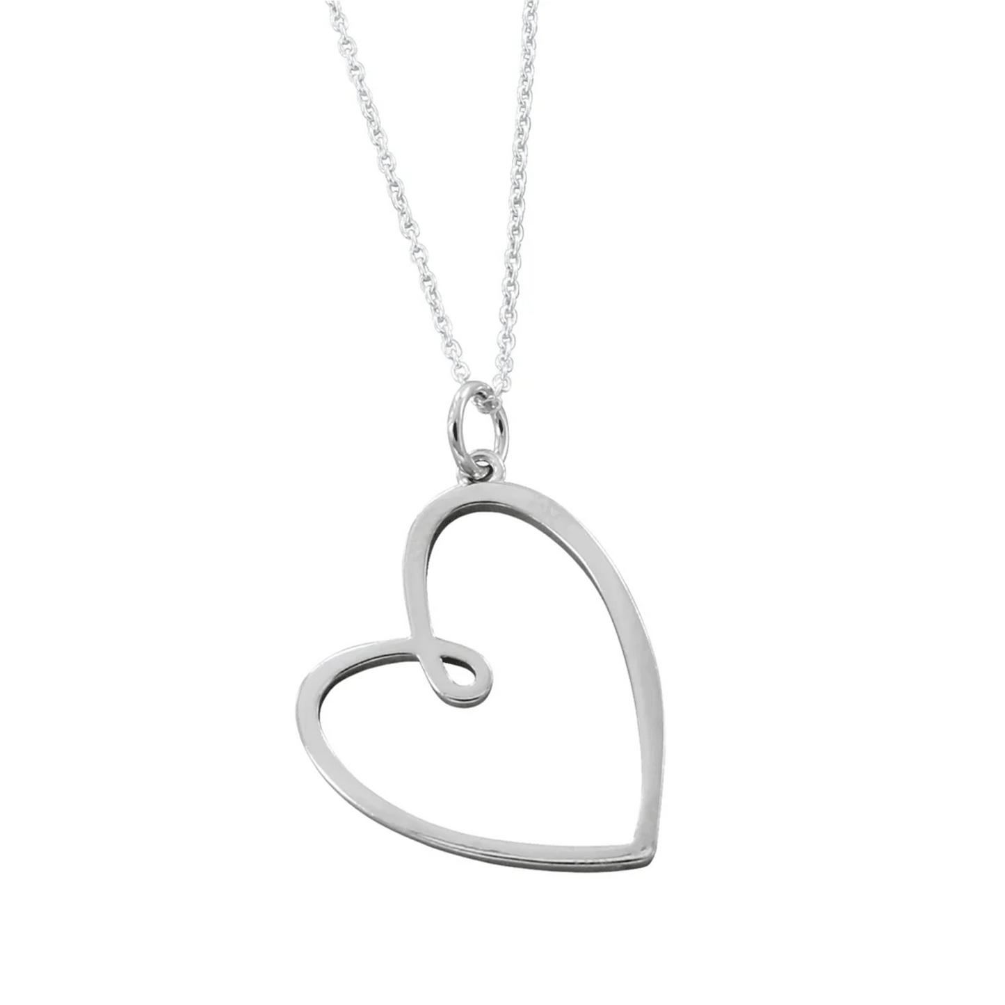 looped-sterling-silver-heart-necklace