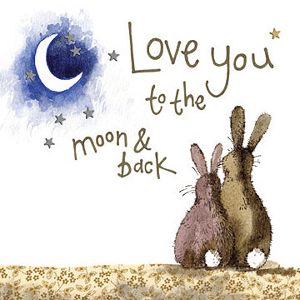 Love you to the Moon & Back Card - Cotswold Jewellery