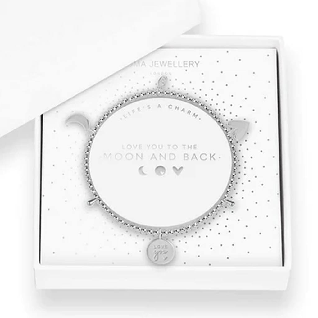 Love You To The Moon Charm Bracelet - Cotswold Jewellery