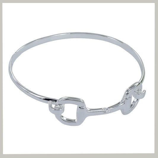 Chunky Snaffle Sterling Silver Bangle