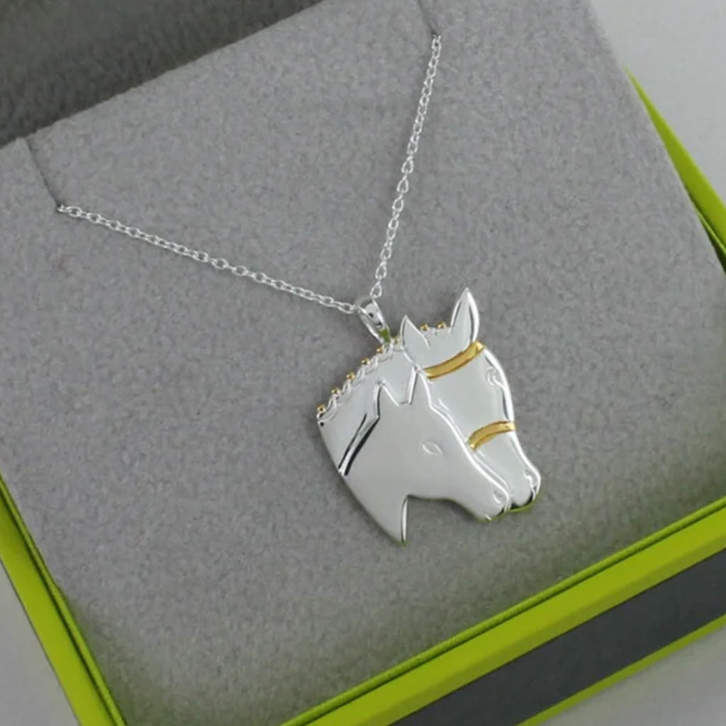 mare-foal-necklace-sterling-silver