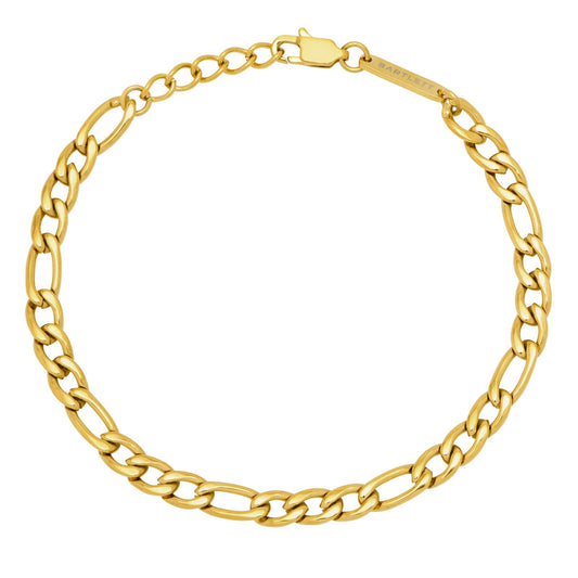 Men's Figaro Gold Chain Bracelet - Cotswold Jewellery