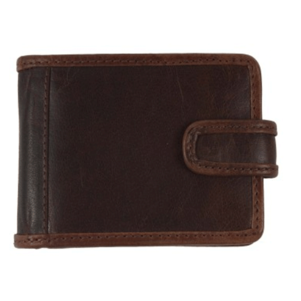 Men's Shenton Brown Leather Wallet - Cotswold Jewellery