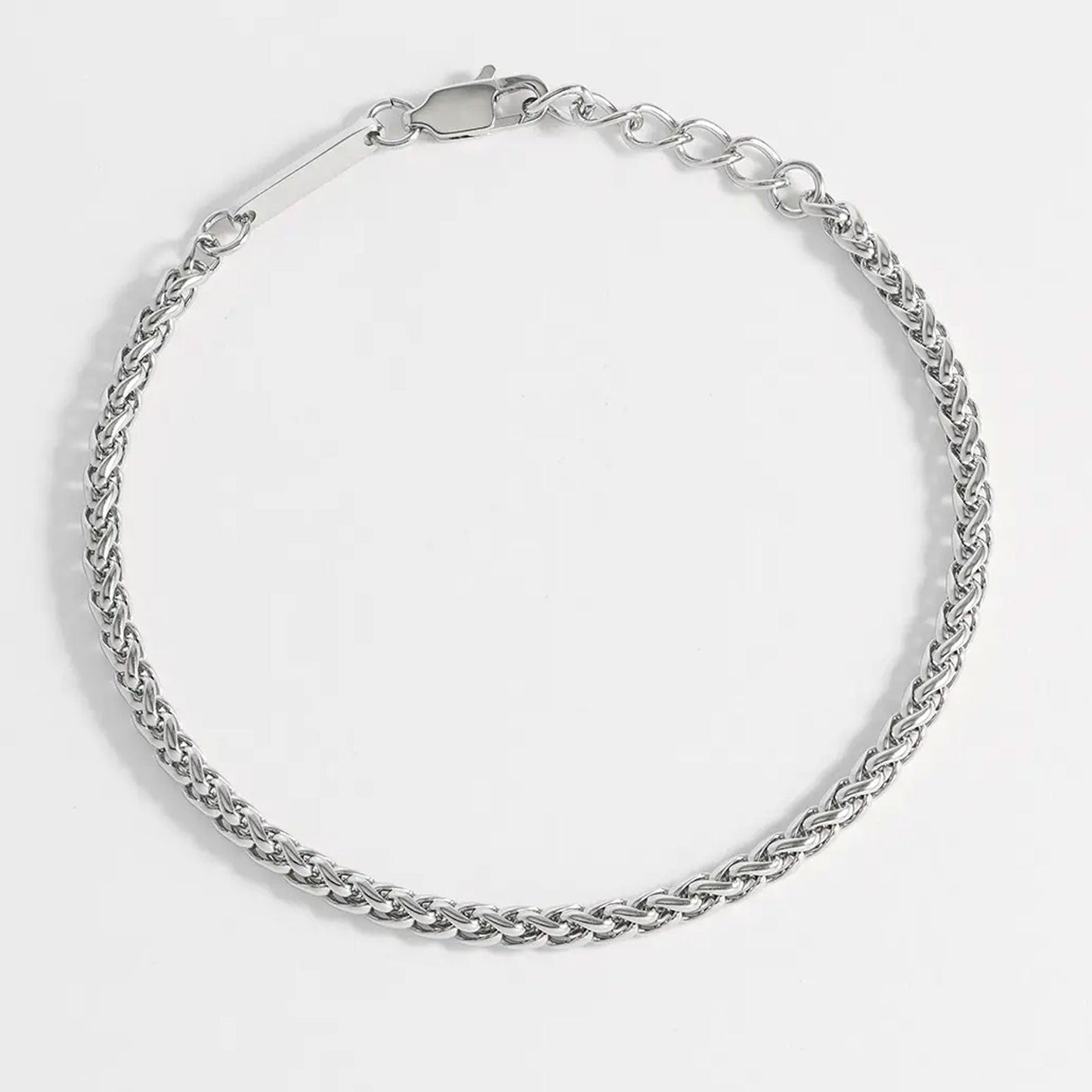 Men's Spiga Steel Finish Chain Bracelet - Cotswold Jewellery