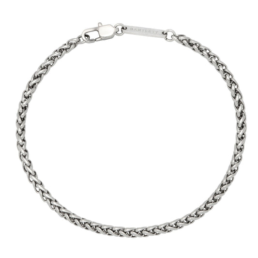Men's Spiga Steel Finish Chain Bracelet - Cotswold Jewellery