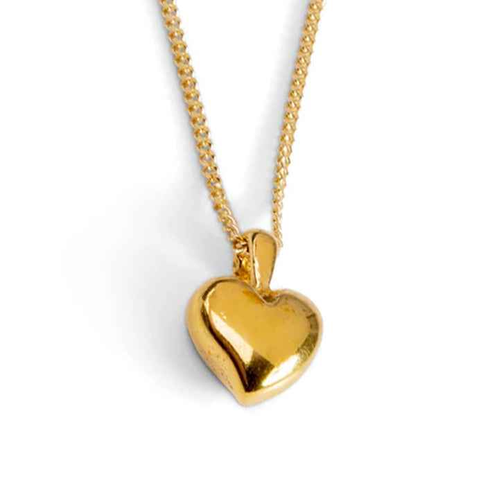 Mini Gold Heart Necklace - Cotswold Jewellery