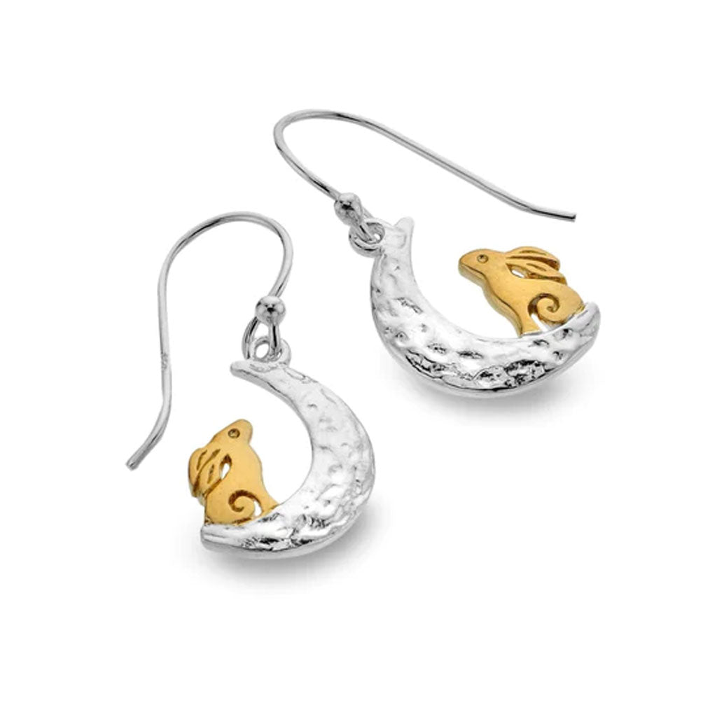 Moon Hare Earrings - Cotswold Jewellery