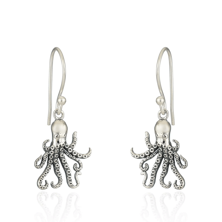 octopus-sterling-Silver-Earrings-on-white-background