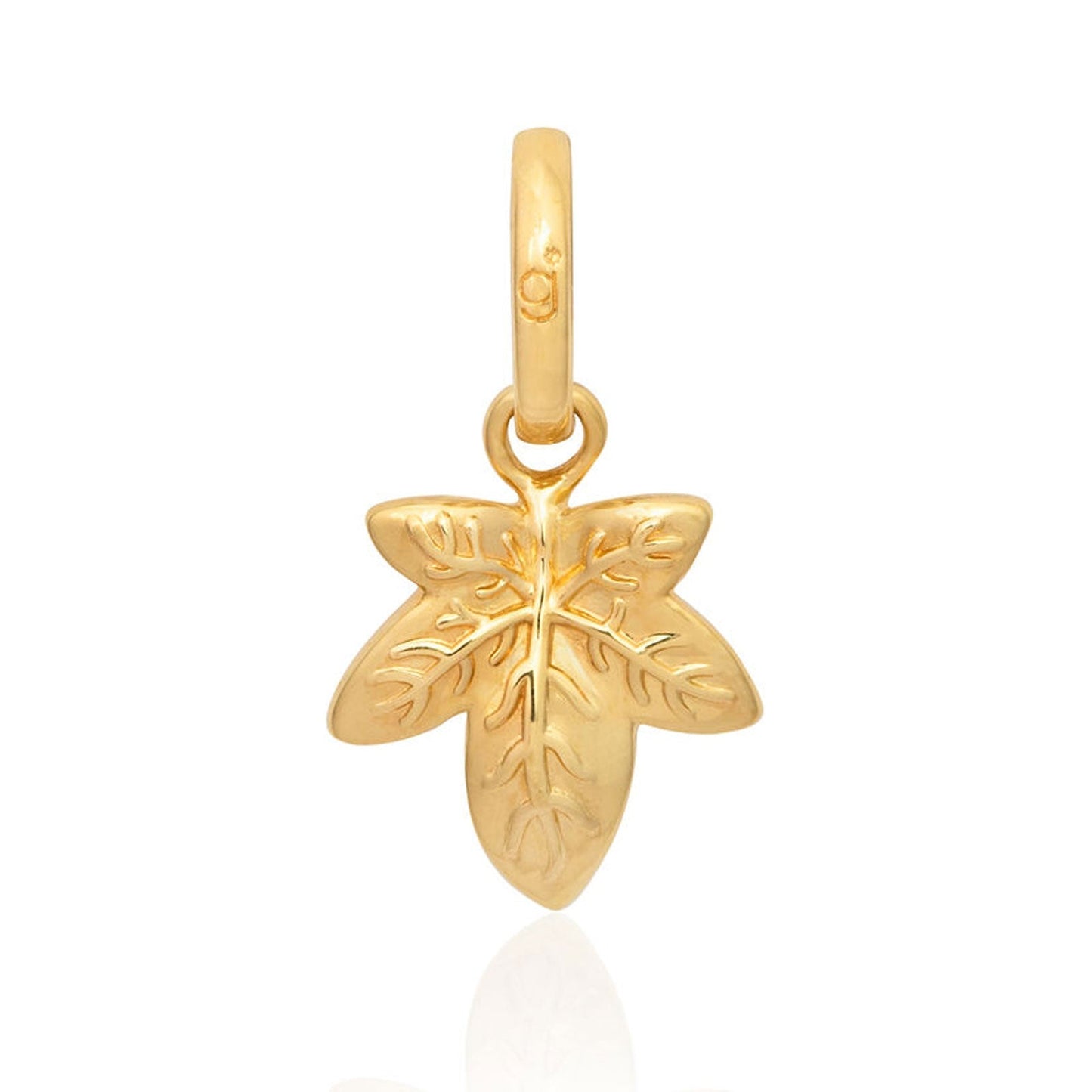 Oval Link Ivy Leaf Charm bracelet - Cotswold Jewellery