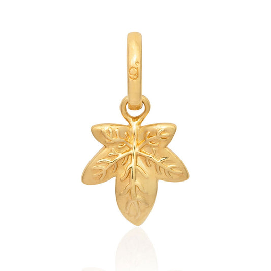 Oval Link Ivy Leaf Charm bracelet - Cotswold Jewellery